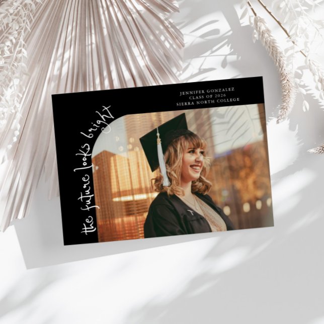 Anuncio Future Looks Bright Black Curved Photo (Subido por el creador)