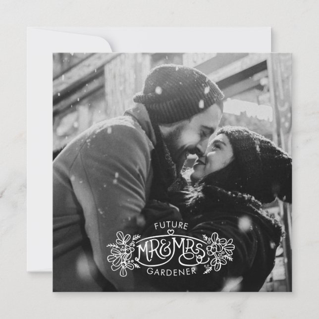 Anuncio Futuro Sr. y Sra. Winter engagement mistletoe (Anverso)