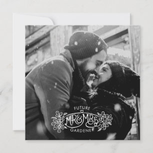 Anuncio Futuro Sr. y Sra. Winter engagement mistletoe