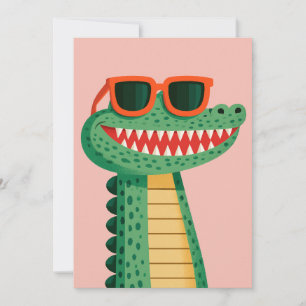 Anuncio Gafas de sol de cocodrilo divertidas Animal de dib