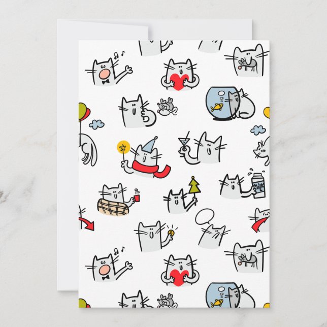 Anuncio Gatos divertidos, leche y magia. (Anverso)