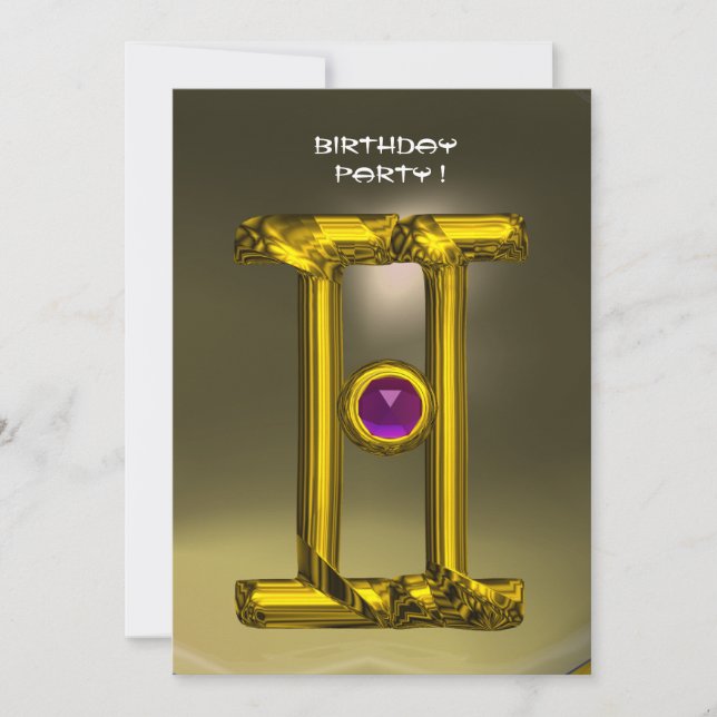Anuncio GEMINI ALEXANDRITE amarillo brillante, gris (Anverso)