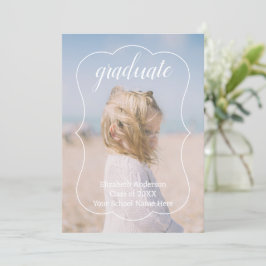 Anuncio Geometric Frame Kids Photo Graduation