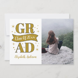 Anuncio Gold & White Graduation