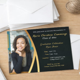 Anuncio Golden Elegance Class Of Photo Graduation