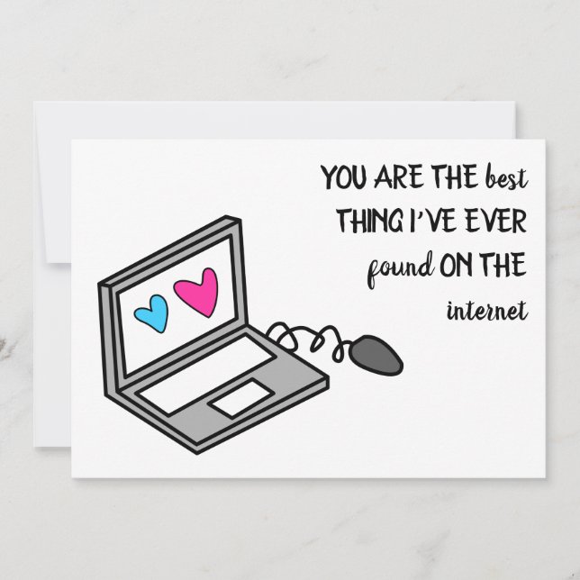 Anuncio Graciosa computadora de Valentine Hearts (Anverso)