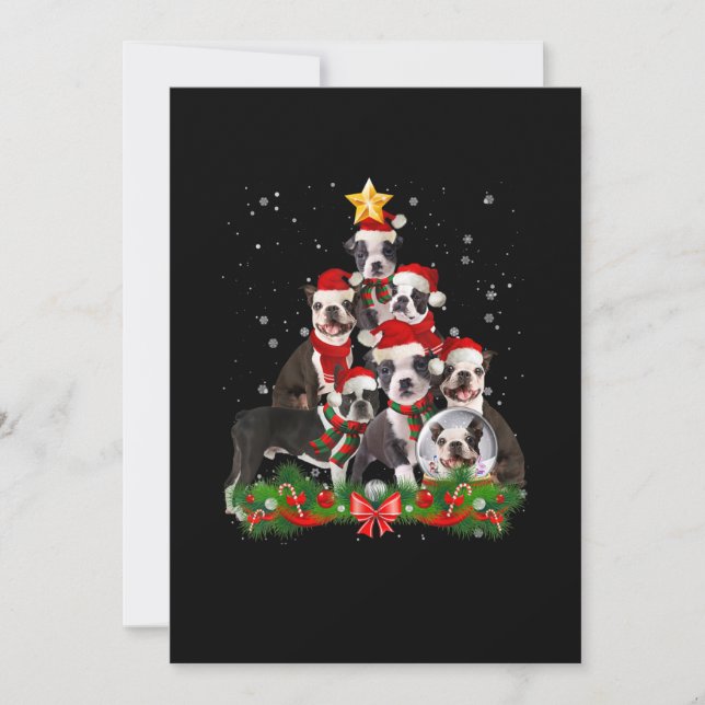 Anuncio Gracioso regalo de árbol de navidad de perro de Bo (Anverso)