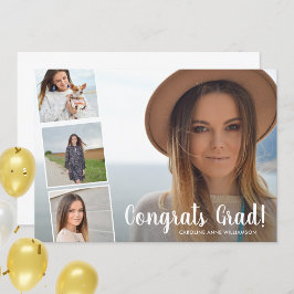 Anuncio Grado de felicitaciones, Collage de fotos, fiesta