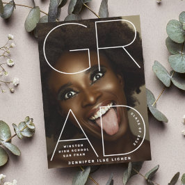 Anuncio GRADO DE SECUNDARIA | Guión de texto de foto moder