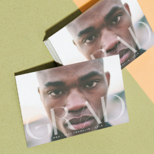 Anuncio Grado de texto fotográfico moderno transparente bl