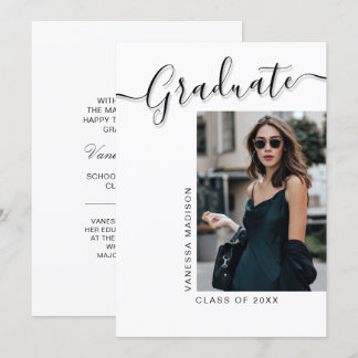 Anuncio Grado moderno | 1 Guión fotográfico elegante
