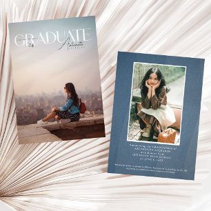 Anuncio Graduación 2024 Magazine Photo Cover Grad