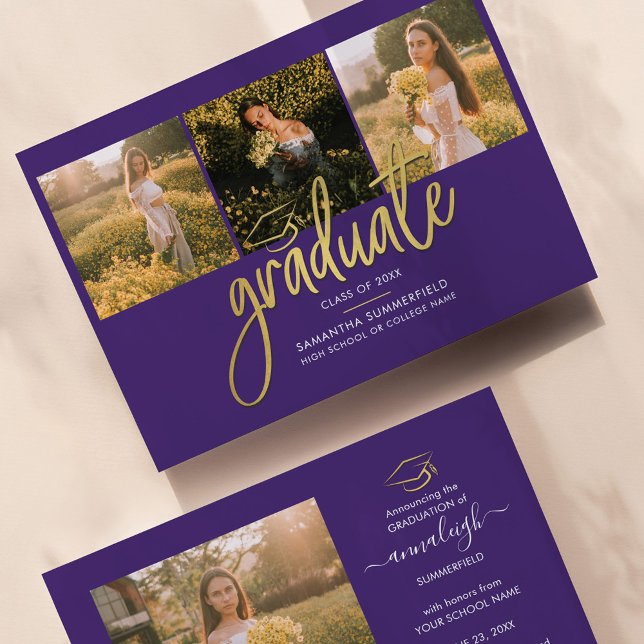 Anuncio Graduación 2025 3 Fotos Grado de guión (Subido por el creador)