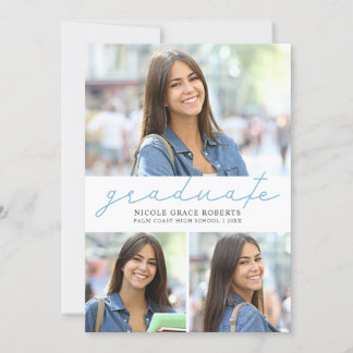 Anuncio Graduación 3-Collage de fotos Fácil Editar guión m