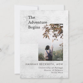 Anuncio Graduación 3 Foto Adventure empieza a ser rústica