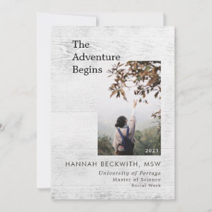 Anuncio Graduación 3 Foto Adventure empieza a ser rústica