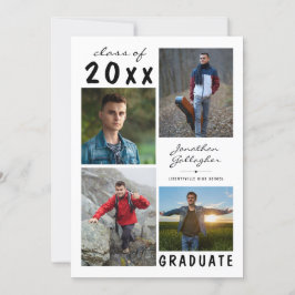 Anuncio Graduación 5 guión manuscrito de la foto