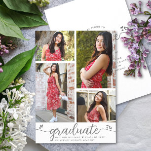 Anuncio Graduación blanca 4 Corazones fotográficos de cali