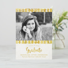 Anuncio Graduación Boho Golden Arrows