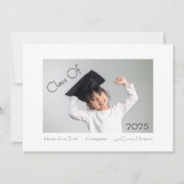 Anuncio Graduación clásica y moderna en jardines de infanc