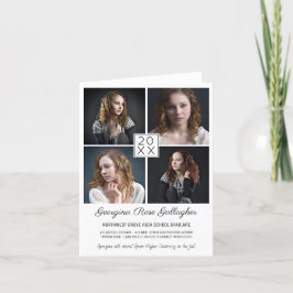 Anuncio Graduación Collage de fotos moderno Grado simple