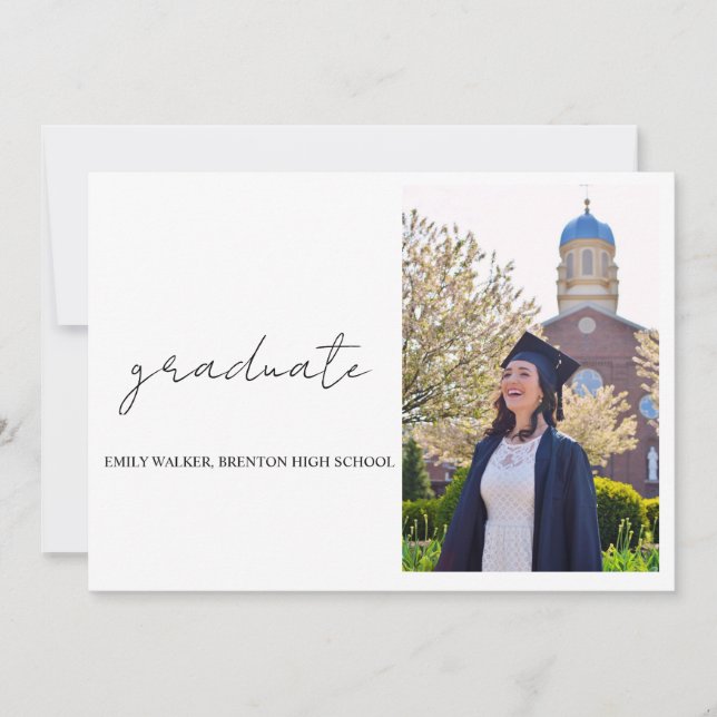 Anuncio Graduación con letra saltarina (Anverso)