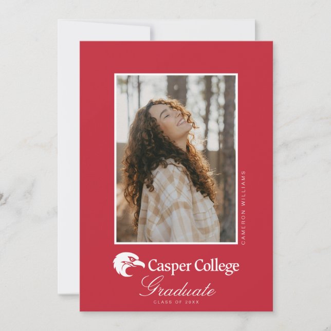 Anuncio Graduación de Casper College (Anverso)