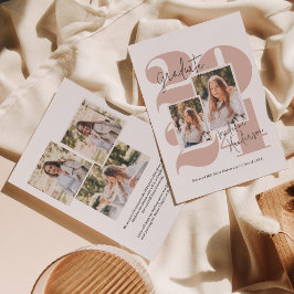 Anuncio Graduación de Collage de fotos de clase moderna de