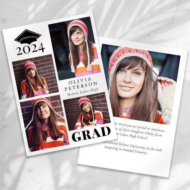 Anuncio Graduación de Collage de fotos múltiple GRAD (Subido por el creador)