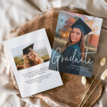 Graduación de escritura moderna Graduación de foto