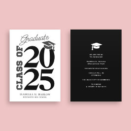 Anuncio Graduación de Escuela Secundaria Clase de 2025