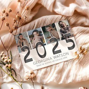 Anuncio Graduación de Foto 5 Crema Moderna