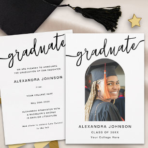 Anuncio Graduación de Foto Arco Moderno