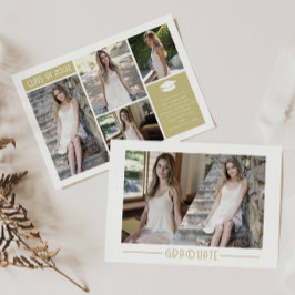 Anuncio Graduación De Foto De Grado De Grado 6 De Collage 