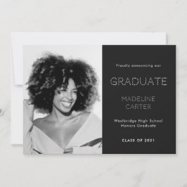 Anuncio Graduación de Foto Minimalista Moderna