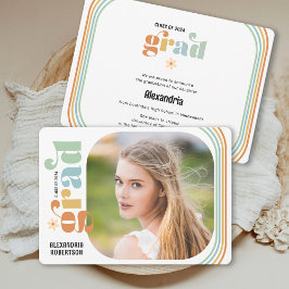 Anuncio Graduación de fotografía Boho Retro