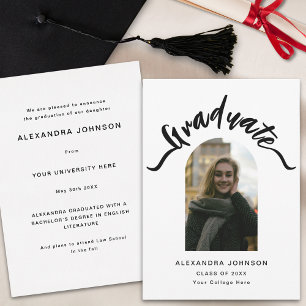 Anuncio Graduación de fotografía de arte para graduados mo