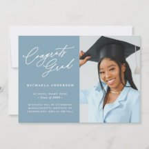 Graduación de fotografía de escritura moderna de G