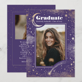 Anuncio Graduación de fotografía de grado Celestial Modern