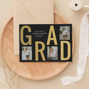 Anuncio Graduación de fotografía de grado minimalista de o