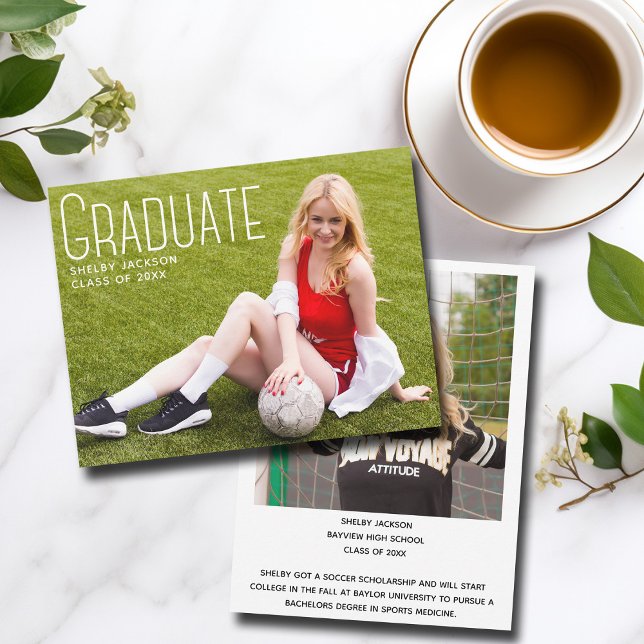 Anuncio Graduación de fotografía de graduado de guión supe (Subido por el creador)