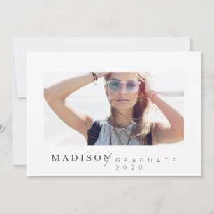 Anuncio Graduación de fotografía de Personalizado Minimali