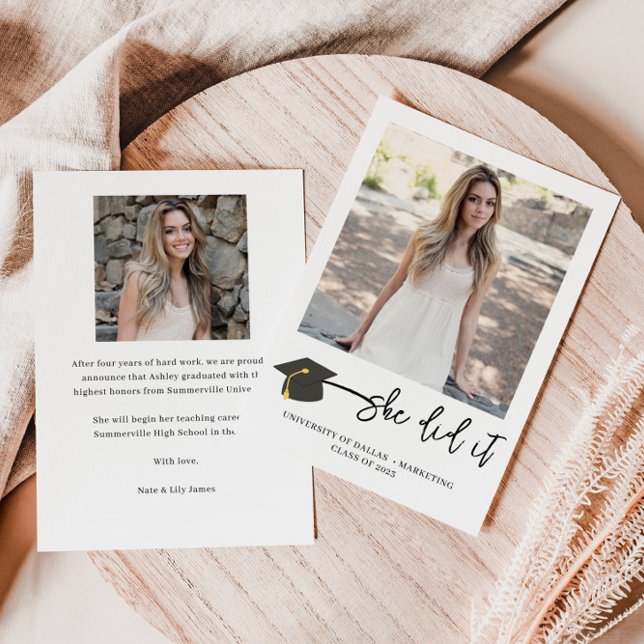 Anuncio Graduación de fotografía de posgrado cepillado mod (Subido por el creador)