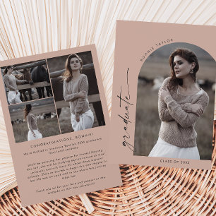 Anuncio Graduación de fotografía de posgrado del Boho Arch