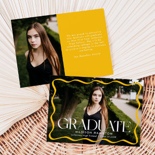 Anuncio Graduación de fotografía de posgrado en tramo ondu