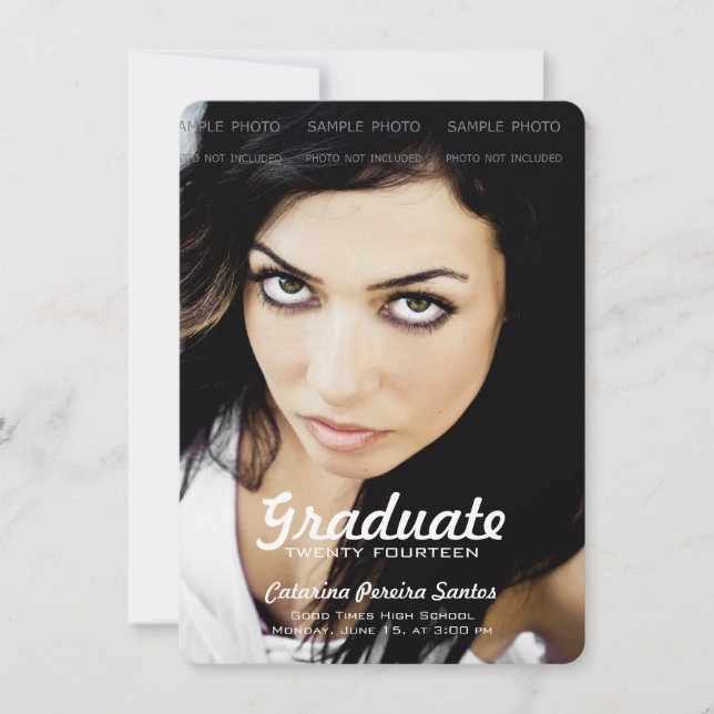 Anuncio Graduación de fotografía de secundaria 2014 (Anverso)