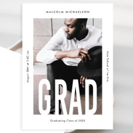 Anuncio Graduación de fotografía de tipo 1 alta moderna