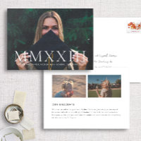 Graduación de fotografía grande de números romanos