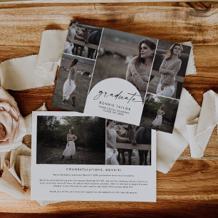 Anuncio Graduación de fotografía múltiple para graduados m