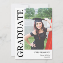 Graduación de fotografía Personalizado moderna